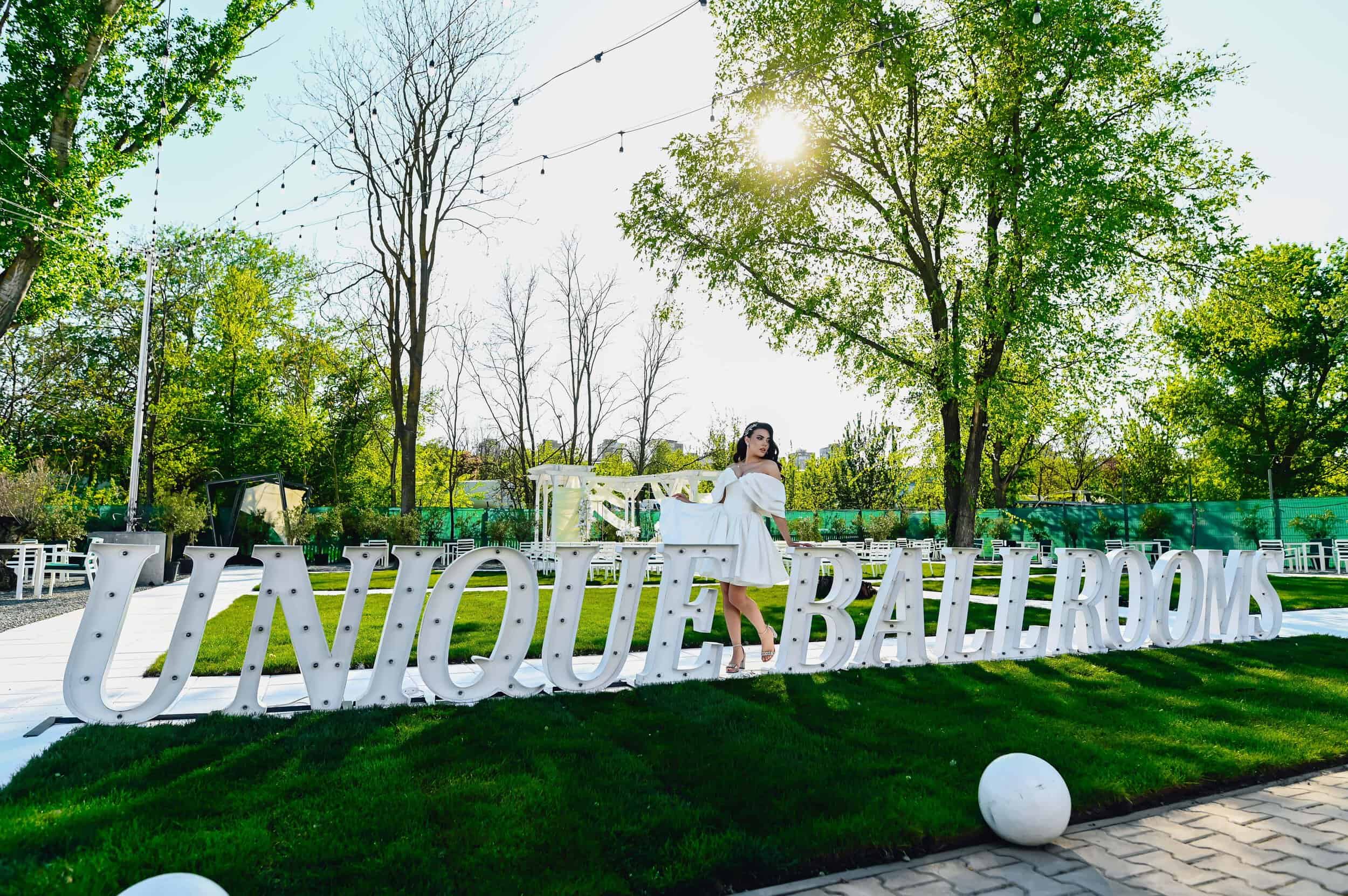 Grădina Proposal Unique Galați – spațiu verde amenajat pentru ceremonii în aer liber